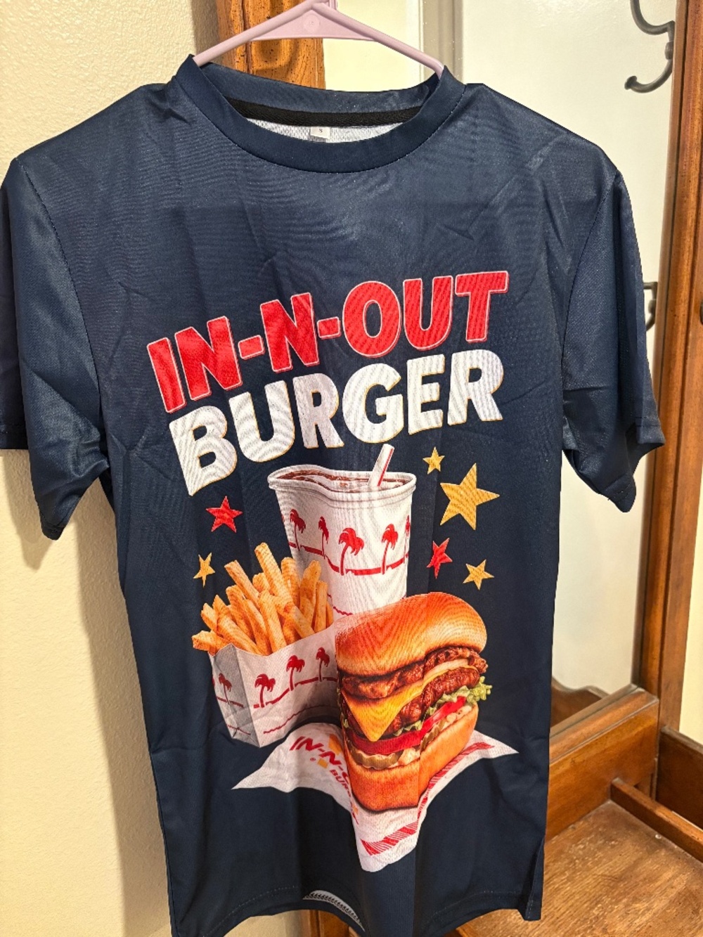 womens 9/11 25th anniversary in n out shirt small